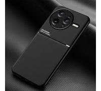 YUECXIN Funda para Xiaomi Poco F7 Ultra, Moda Suave Sedoso al Tacto Silicona Textura Cubierta, Ultradelgado Antigolpes PU+TPU Bumper Antideslizante Estuche Caso. Negro