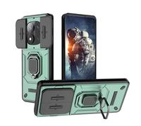 YUECXIN Funda para Xiaomi Redmi Note 14 Pro 5G/Poco X7 5G, 360° Cuerpo Completo Grado Militar Armadura Protectora Carcasa, Antigolpes Estuche con Cubierta para Cámara y Soporte, Verde