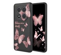 YUECXIN Funda para Xiaomi Redmi Note 14 Pro 5G/Poco X7 5G, [Moda Exquisito Patrón][Carcasa de Silicona Líquida][Interior de Microfibra] Ultradelgado Suave Antigolpes TPU Cubierta. HuDie