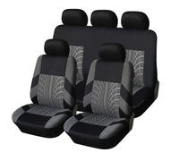 YUEDAM Coche Fundas Asientos para Citroen C3 2020-2025 2026, Coche Cubreasientos Cómodo Transpirable Delanteros Traseros Seat Cover Protectores Accesorios,B/Gray
