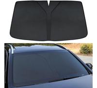 YUEDAM Parasol De Coche Delantero para Nissan Qashqai 2016-2021, Protector Solar Coche Parabrisas Parasol Plegable Protección Parasol Protección UV Accesorios