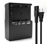 YUEFANSEN LC-E6 LC-E6E LP-E6N Cargador de batería para batería LP-E6 compatible con cámaras Canon EOS R5 R6 6D 7D 5D 5DS 5DS R 60D 60DA 70D 80D 5D Mark III 90D Mark II
