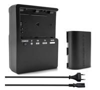 YUEFANSEN LP-E6 LP-E6N LC-E6 LC-E6E Cargador de Batería Compatible con Canon EOS R6 Mark II,R5,RP,R7,R8,5D Mark IV,6D Mark II,90D,5D Mark III,7D Mark II,R6,R5 C,6D,80D,70D,60D