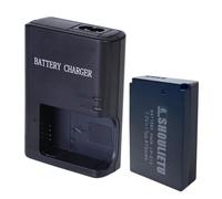 YUEFANSEN Paquete de baterías LP-E12 y cargador de batería LC-E12 LC-E12E | Compatible con cámaras digitales Canon EOS-M, EOS M2, EOS M10, EOS M50, EOS M50 Mark II, EOS M100, EOS M200, Rebel SL1
