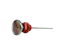 Yuegtik Accesorios De Motocicleta Varilla De Nivel De Aceite Tanque De Aceite Medidores De Temperatura Varilla De Nivel De Aceite para Motocicleta para ATV Aceite Varilla(Red)