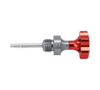 Yuegtik Accesorios Universales para Motocicletas Medidor del Nivel De Aceite del Cárter del Motor Varilla De Medición del Nivel De Aceite para Scooter Aceite Varilla(Red)