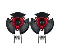Yuegtik Protector Deslizante Marco La Motocicleta Cubierta Estator Motor para TMAX 560 para Tech para MAX para T-MAX 560 (2020 2021 2022 2023) Cubierta del Estator(Red 1pair)