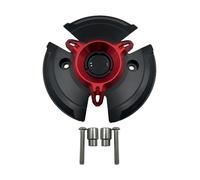 Yuegtik Protector Deslizante Marco La Motocicleta Cubierta Estator Motor para TMAX 560 para Tech para MAX para T-MAX 560 (2020 2021 2022 2023) Cubierta del Estator(Red 1pcs)