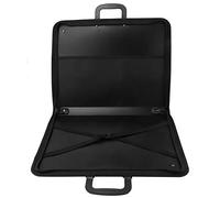 Yuehao Bolsa de Pintura de PVC, Portafolio Portátil de Arte A3 Estuche portátil para bocetos de Dibujo Estuche Protector Negro Estuche para Transporte al Aire Libre Travel Art Storage