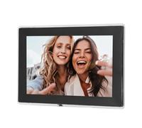 YUEHISY 10.1 "Smart WiFi Digital Foto Frame - 32GB, Pantalla Táctil HD, Soporte de Varios Idiomas, álbum en la Nube, Control de Aplicaciones Móviles, para Inicio, Oficina (Enchufe de la UE)