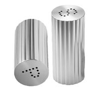 YUEHISY 2 Agitadores de Condimentos, Dispensadores de Condimentos de Sal Multifuncionales de Acero Inoxidable 304, para Cocinar Azúcar en Polvo y Chile (SILVER)