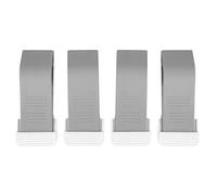 YUEHISY 4 Pack Home Office Door Stop Rubber Wedge Stopper Kids Baby | La cuña del tope de la puerta adopta, es liviana y duradera, la cuña suave y elástica no causará ningún daño.