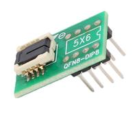 YUEHISY Adaptador de Enchufe de Programador WSON8/QFN8/MLF8/DFN8 a DIP8, Convertidor de Prueba de Programación de Chip de 6x5mm para Programador IC