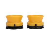 YUEHISY Adaptadores de Concentrador Nab de 10 Pulgadas, 1 par de Abridores Resistentes Anti-oscilación, Dispositivo de Carga Universal para Grabadora de Cinta de Carrete a Carrete (Yellow)