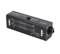 YUEHISY Aislador de Señal de Sonido, Aislador de Ruido de Sonido Pasivo, Filtro de Ruido de Señal, Eliminación de Aleación de Aluminio para Estudio de Audio para el Hogar