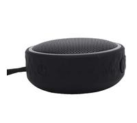 YUEHISY Altavoz de Ducha Bluetooth a Prueba de Agua IPX6, Estéreo Inalámbrico Portátil con Ventosa y Cordón, Altavoz con Iluminación RGB para Piscina y Playa (Black)