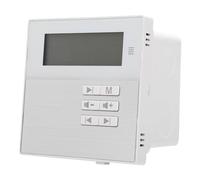 YUEHISY Amplificador de Montaje en Pared de 4 Vías, Control Remoto Bluetooth 5.3, Pantalla LCD de 2,4 Pulgadas, Audio Multiformato, para Cafe Home