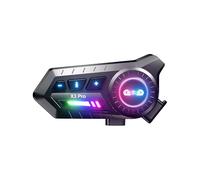 YUEHISY Auriculares Bluetooth para Motocicleta, Sonido HiFi con Radio FM, Llamada Manual Automática, Cancelación de Ruido BT 5.4, Resistente Al Agua IP67, Tiempo de Reproducción 50H,