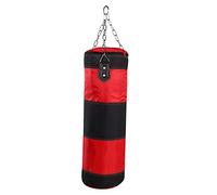 YUEHISY Bolsa de Vacía para Golpear y Patear - Tela Oxford Resistente, Cadena de Metal Que Absorbe los Golpes y Sello de Cremallera - Ideal para Boxeo, MMA, Entrenamiento de Kickboxing (80cm)