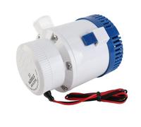 YUEHISY Bomba de Achique, Bomba Sumergible Marina de 3700 GPH con Alto Flujo, Protección Silenciosa contra Sobrecalentamiento para, Carcasa Compacta de ABS, Fácil Instalación para Piscina, RV, (24V)