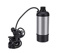 YUEHISY Bomba de Agua Sumergible 12VDC 1268GPH Bomba Portátil para Aguas | El motor sin escobillas funciona a 4200 rpm, Caudal de 40 L min con elevación de 5 a 7 m, Incluye 3 adaptadores de salida