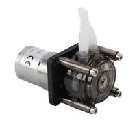 YUEHISY Bomba Peristáltica, Bomba de Líquido Peristáltico 300 Ml/min, Motor Cepillado con DC con un Tubo de Silicona Transparente de 4x7.2 Mm para Aquarium Lab Industrial (12V)