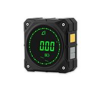 YUEHISY Buscador de ángulos Digital, Inclinómetro de Cubo Magnético de 4 Lados con Rangos de 0-90 0-180 Grados, Alta Precisión, para Sierra de Mesa, Construcción de Carpintería