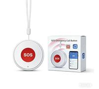 YUEHISY Buscapersonas WiFi para Cuidadores, Sistem SOS de Alerta de Vida, Soporte Tuya Smart, Notificación Push de Aplicación, Uso Compartido Multiusuario, 450 MAh, para Clínica