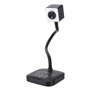 YUEHISY Cámara de Documentos, Cámara Web USB 4K 8MP para Tamaño A3, Micrófono con Cancelación de Ruido Dual, LED de 3 Niveles, Soporte Plegable, Inversión de Imagen, para Profesores