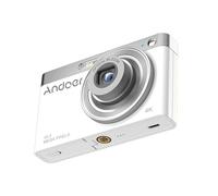 YUEHISY Cámara Digital 4K para Niños, Fotografía de 50mp 16x Zoom Anti-Shake, Punto Compacto y Cámara de Disparo con Pantalla IPS de 2.88" (White)