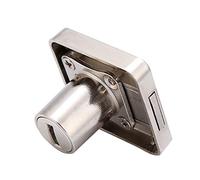 YUEHISY Cerradura para Cajón de Muebles, Cerradura Universal para Vitrina de Aleación de Zinc para Oficina en el Hogar, con Llave a Prueba de Niños para Cocina y Baño, de Seguridad Resistente (138-22)