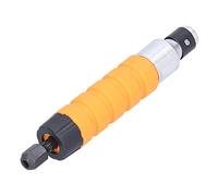 YUEHISY Cincel para Tallar Eléctrico, Herramienta para Trabajar la Madera con 5 Cuchillas y Llave, Kit de Grabado por Vibración de Alta Velocidad para Amoladora Colgante, Cubierta Protectora de Nailon
