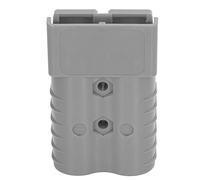 YUEHISY Conector de Clavija de Alta Corriente 350A 600V, Bipolar con Terminales Plateados para Panel Solar Caravana, AC DC (Grey)