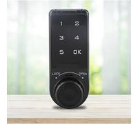 YUEHISY Contraseña del Teclado Táctil, Cerradura de Acceso con Llave, Armario de Seguridad Electrónico Digital, Armario Codificado L = 30mm (Tamaño de instalación L=20)