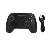 YUEHISY Controlador de Juego Inalámbrico con Iluminación RGB y Giroscopio de 9 Ejes, Modo de Ráfaga Rápida de Doble Vibración, Teclas Turbo Programables, para PC Steam