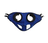 YUEHISY Cubierta para Ojos de Caballo de Piel Sintética, Anteojera Transpirable a Prueba de con Ajuste Antideslizante Seguro, Gafas Protectoras de Carreras para un Mejor Enfoque (Blue)