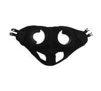 YUEHISY Cubierta para Ojos de Caballo de Piel Sintética, Anteojera Transpirable a Prueba de con Ajuste Antideslizante Seguro, Gafas Protectoras de Carreras para un Mejor Enfoque (Black)