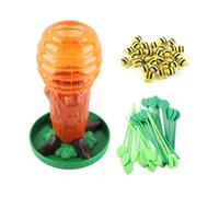 YUEHISY Divertido Juego de árbol de Abeja y Miel para Niños, Juego Cooperativo y Destreza, Actividad de Aprendizaje Temprano, Material ABS de Color Amarillo