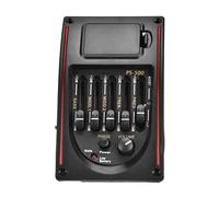 YUEHISY EQ Ecualizador de 5 Bandas Pastilla Afinadora Digital para Guitarra Acústica, Con Este Preamplificador, Pasa Menos Tiempo Ajustando, En Lugar de un Interruptor, el Modelador de Tono
