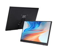 YUEHISY Extensor de Pantalla para Portátil FHD 1080P de 15,6", Monitor Portátil Tipo C con Altavoces Duales, ángulo de Visión de 178° para Ordenador, PC, Tableta y Teléfono