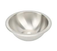 YUEHISY Fregadero de Cocina para RV, Acero Inoxidable 304, Trefilado, Suavizado, Ahorro de Espacio, Fregadero Redondo para RV, Barco