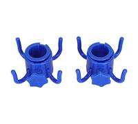 YUEHISY Gancho Colgante de Plástico para Sombrilla de Playa, 2 uds., 4 Puntas, Soporte para Toalla, Sombrero, Gafas de Sol, Colgador Universal para Sombrilla para Exteriores (BLUE)