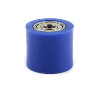 YUEHISY Guía Tensora Deslizante de Rodillo de Polea de Cadena, Kit de Transmisión de 10 Mm para de Cadena de Motocicleta, Guía de Rueda Resistente para Bicicleta de Calle, Dirt Pit Bike, ATV (Azul