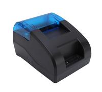 YUEHISY Impresora Térmica de Recibos de 58 Mm para Empresas, con Resolución de 203 PPP, Impresora POS USB Bluetooth para Mejorar la Eficiencia en el Comercio Minorista de Comida para (Enchufe de la