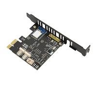 YUEHISY Interruptor de Encendido de PC Remoto Inalámbrico, Temporizador de PC en la Tarjeta de Apagado, Velocidad del Ventilador de Detección de Temperatura de Control Remoto, (Pceswbt-t01)