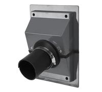 YUEHISY Juego de Cubierta de Pared de Línea de CA Dividida con Junta Suave de Plástico para Aire Acondicionado Interior y Exterior, Adherencia Versátil a la Pared (GREY)