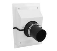 YUEHISY Juego de Cubierta de Pared de Línea de CA Dividida con Junta Suave de Plástico para Aire Acondicionado Interior y Exterior, Adherencia Versátil a la Pared (WHITE)