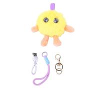 YUEHISY Juguete de Peluche Inteligente con IA, Clonación de Voz, Respuesta Táctil, Compañero Emocional de IA, Ojos Expresivos, Narrador Multilingüe, para Niños