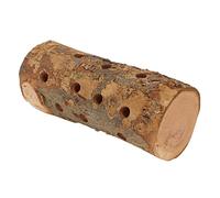 YUEHISY Juguete Masticable de Tronco para Hámster, Palo de Madera (Large | Material de madera natural sin pintura, seguro y no tóxico para mascotas, se puede utilizar como bastón o juguete para