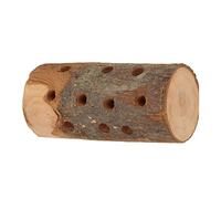 YUEHISY Juguete Masticable de Tronco para Hámster, Palo de Madera (Small | Material de madera natural sin pintura, seguro y no tóxico para mascotas, se puede utilizar como bastón o juguete para